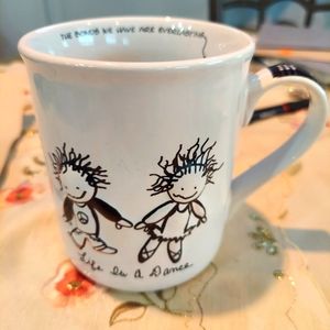 Enesco Life Is A Dance white mug